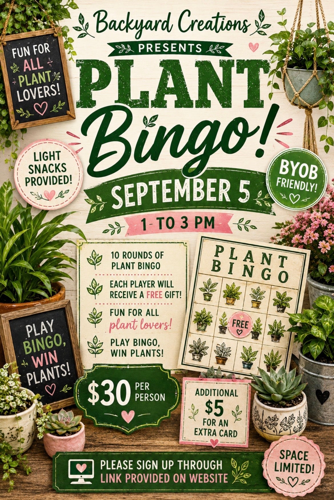 Plant bingo
