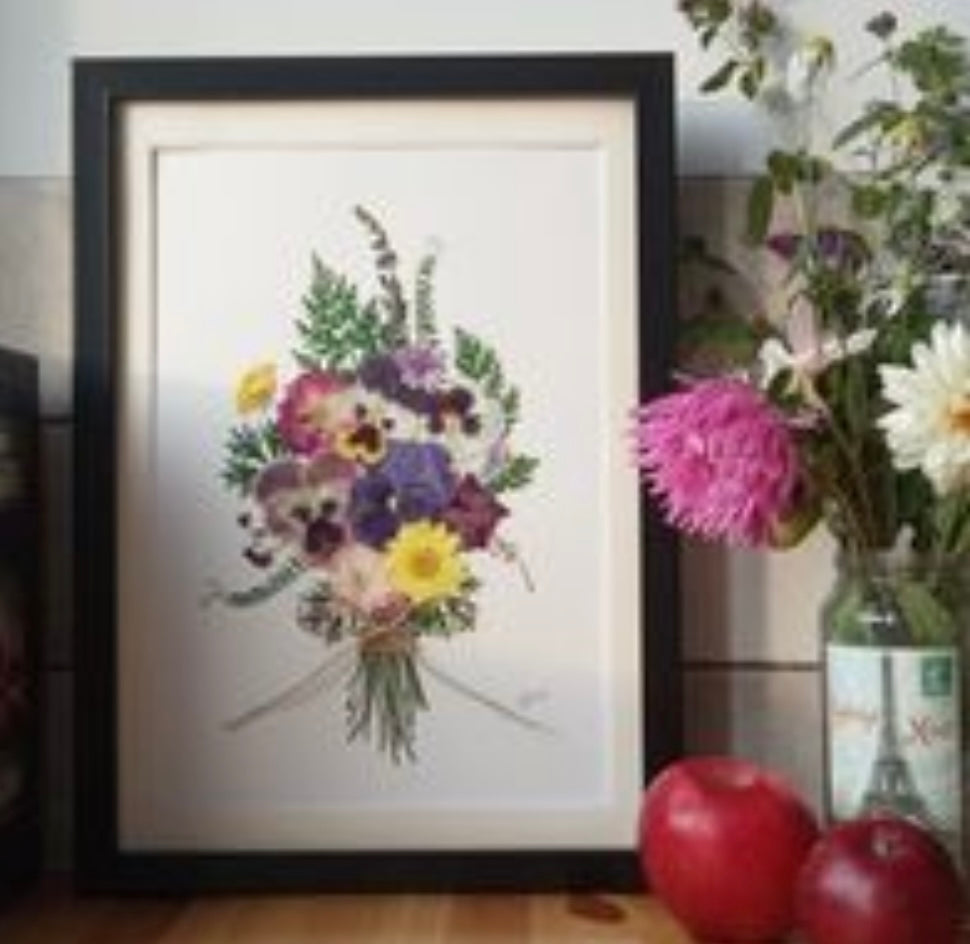 Pressed flower workshop